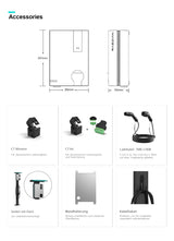 Raedian NEO 22-T5 AC Wallbox - Elektroauto-Wandladegerät | 22 kW - 1x32A | Typ 2-Kabel | Steuerung über Anwendung und RFID-Karte (reduzierbar auf 11KW)