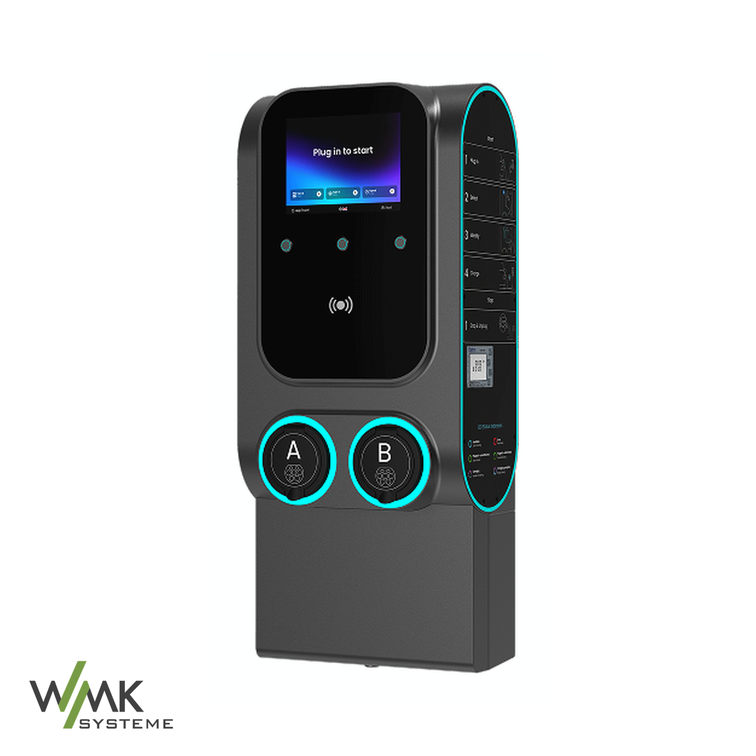 RAEDIAN GEMINI Pro 2 Ladestation 2 x 22 kW mit Eichrecht und Kartenzahlung