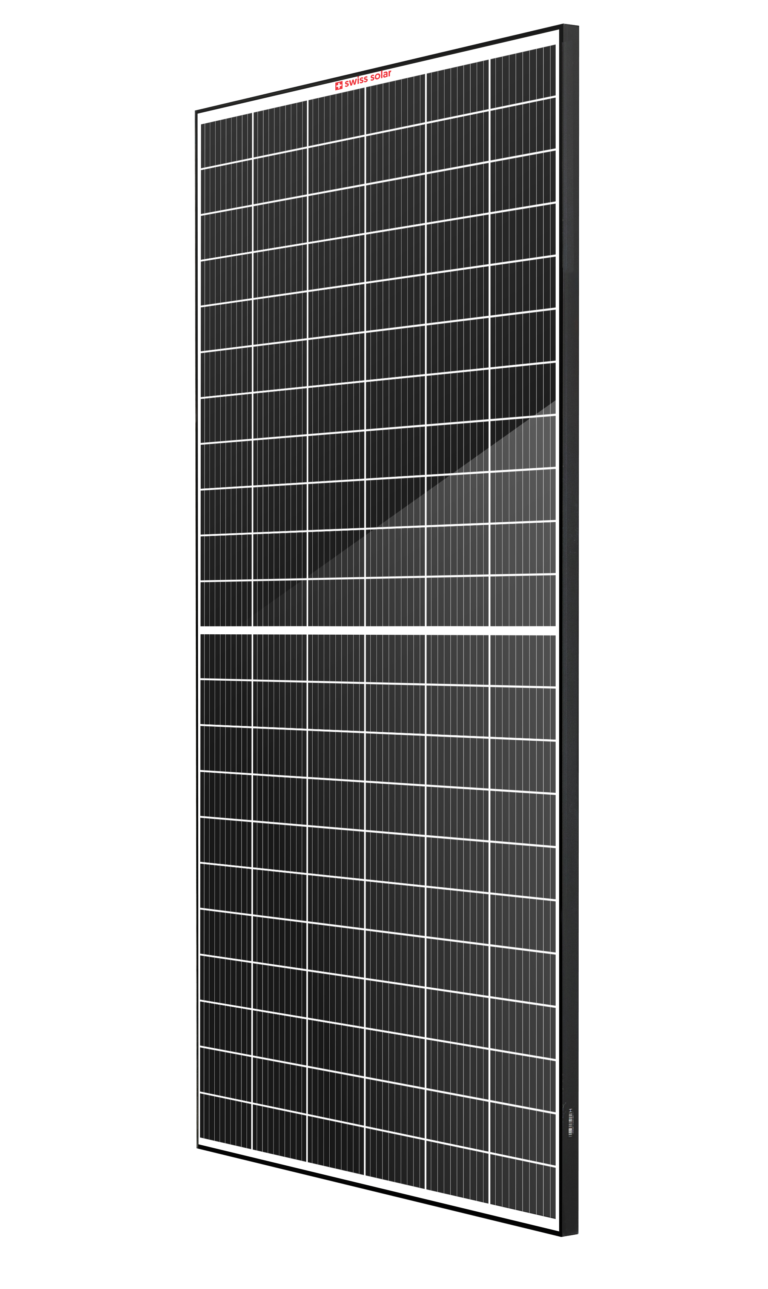 SWISS SOLAR PV-Module 500W IBEX 132MHC-EiGER BLACK FRAME