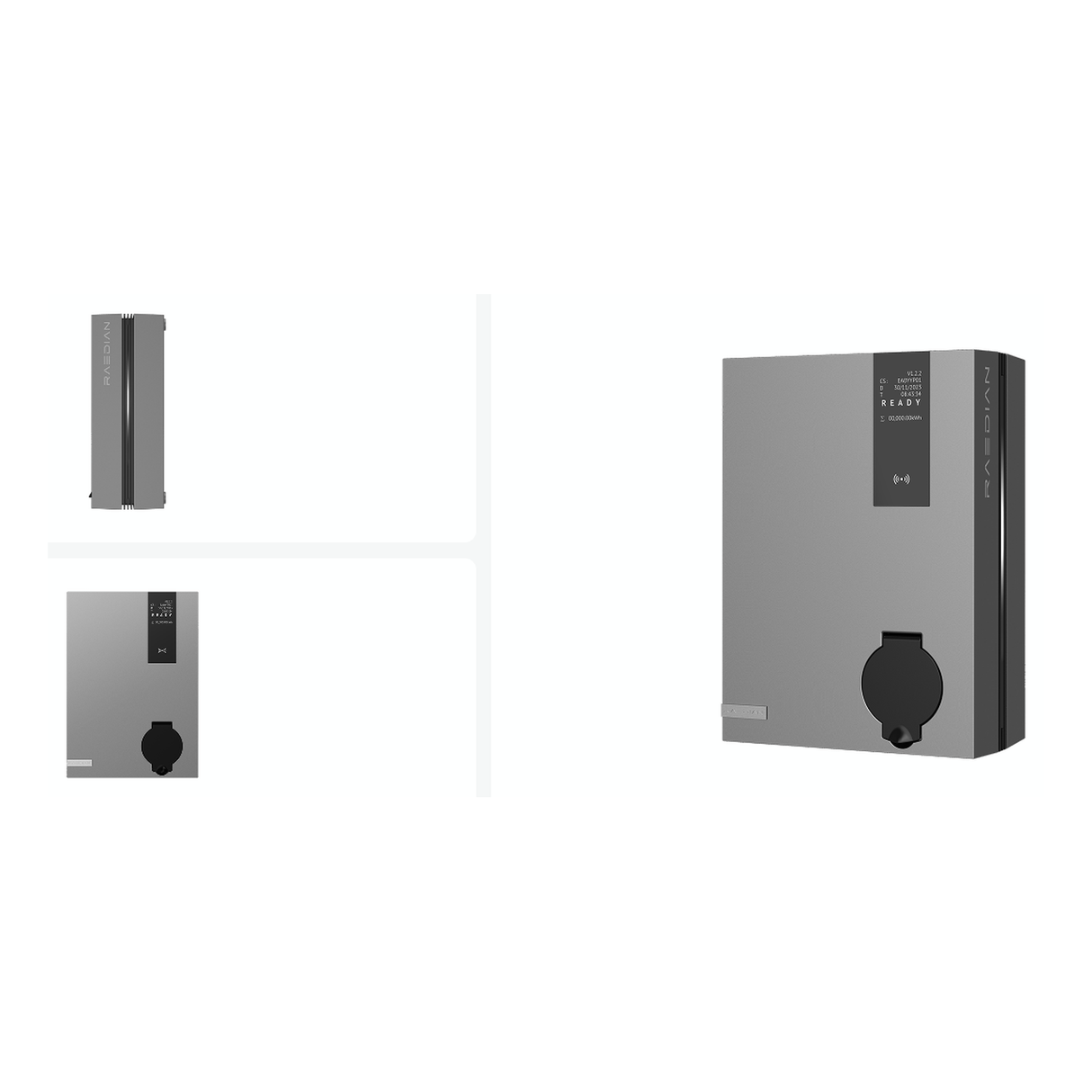 RAEDIAN NEX 22 kW Ladestation für Gewerbe mit MID, HDLM und 4G