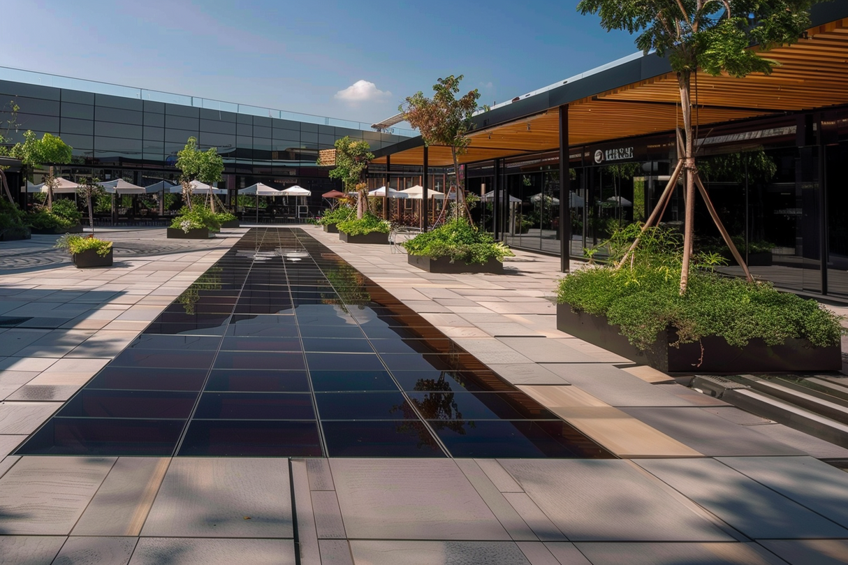 PV Floor – Begehbares Solarmodul & Solar-Bodenfliese (30–65 Wp)