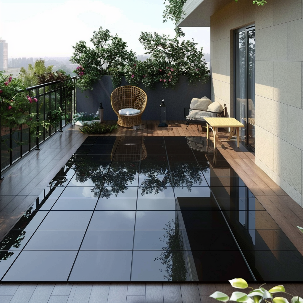PV Floor – Begehbares Solarmodul & Solar-Bodenfliese (30–65 Wp)