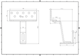 Performance Dachhaken (30×6 | 3fach verstellbar | verstärkt (Edelstahl 1.4301)